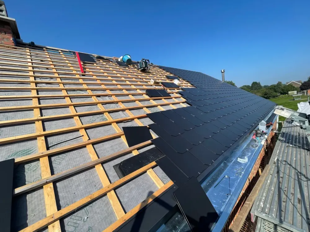 Rénovation de toiture près de Andenne