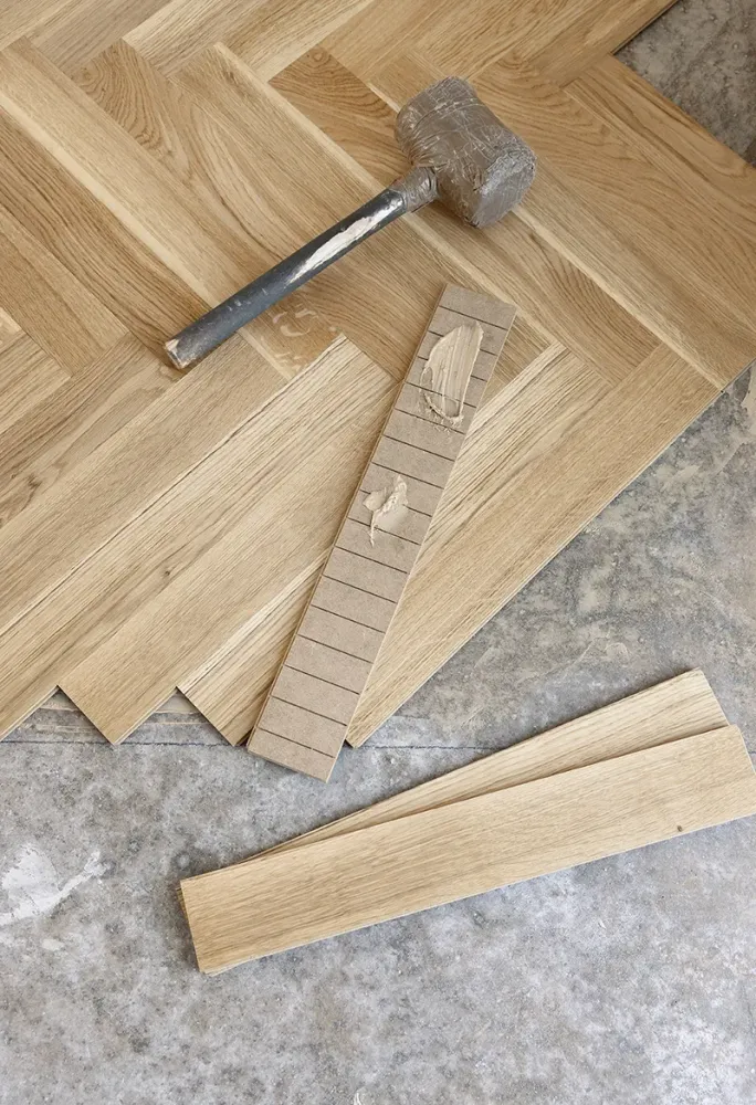 Pose de plancher